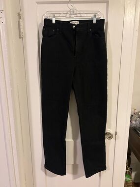 Abercrombie Curve Love Black 90s Straight Jeans Size 29 8R